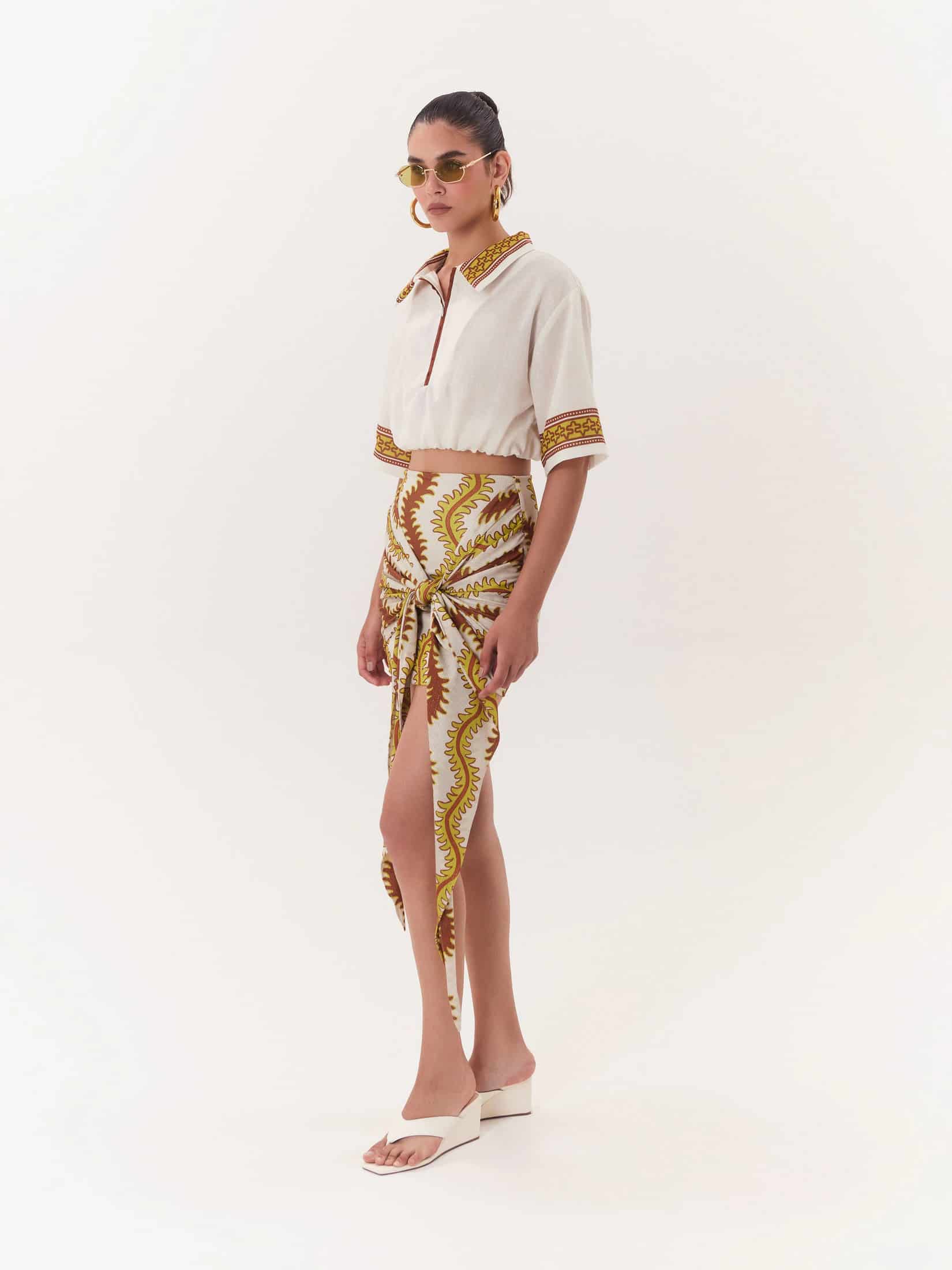 Cropped Top Solar - Café - miniatura 2