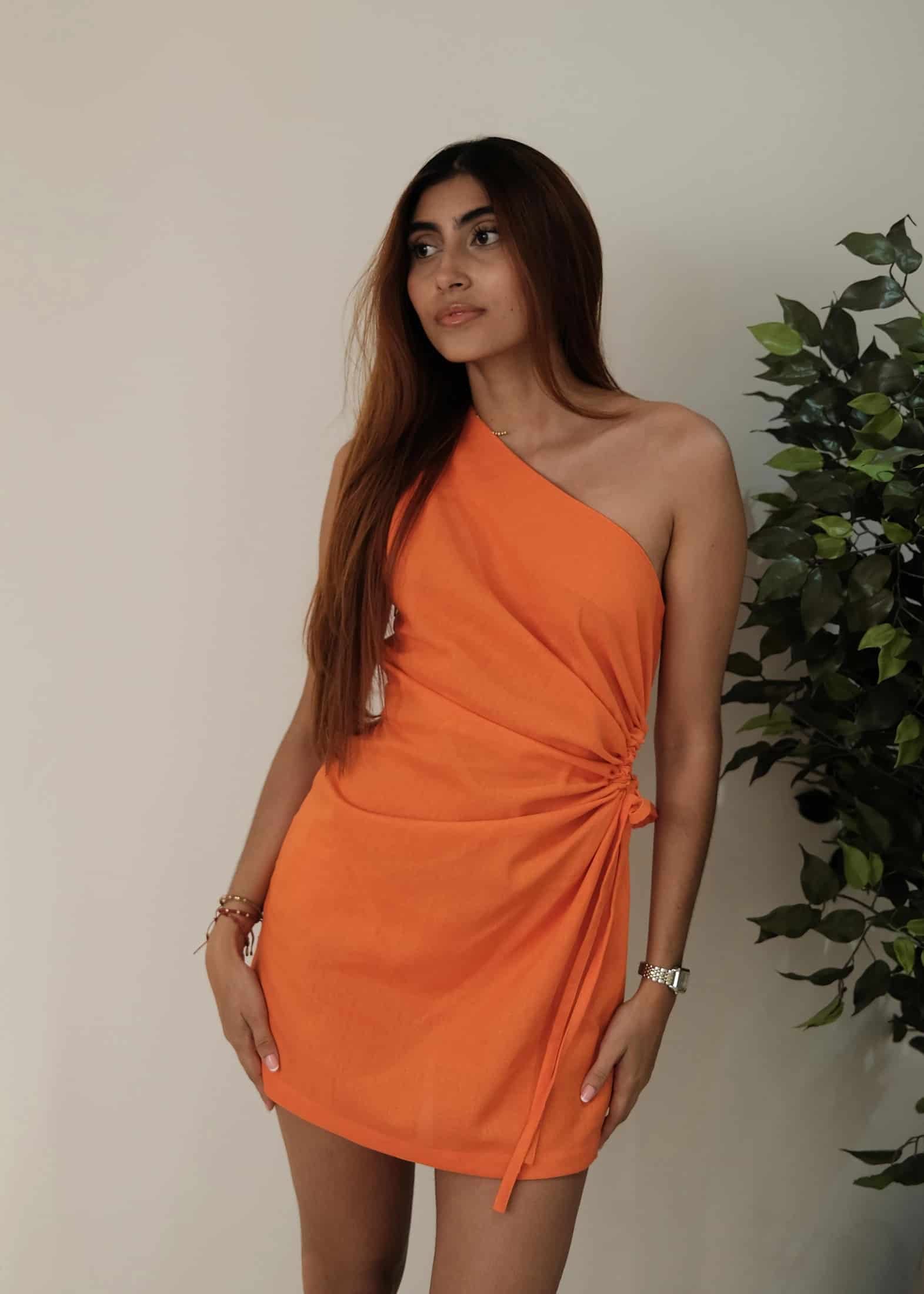 Vestido Mini Centauro Naranja - miniatura 1