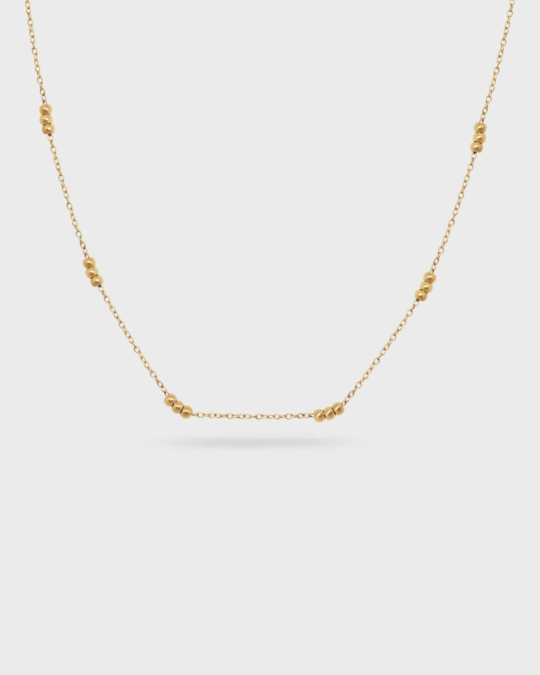 Collar 3 Esferas Oro - miniatura 2