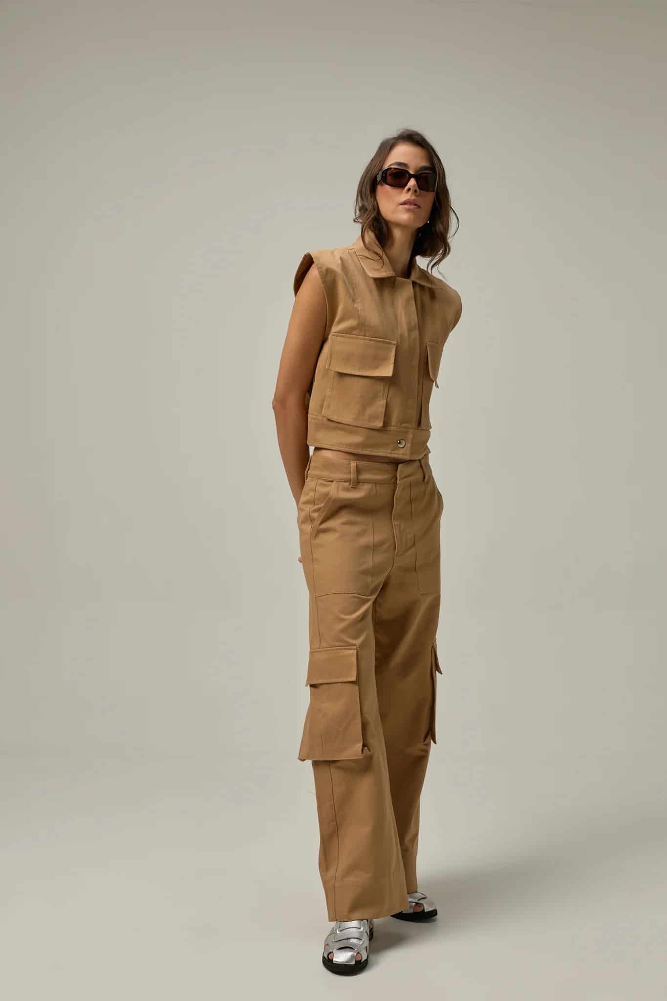 Chaleco Irene | Khaki - miniatura 11