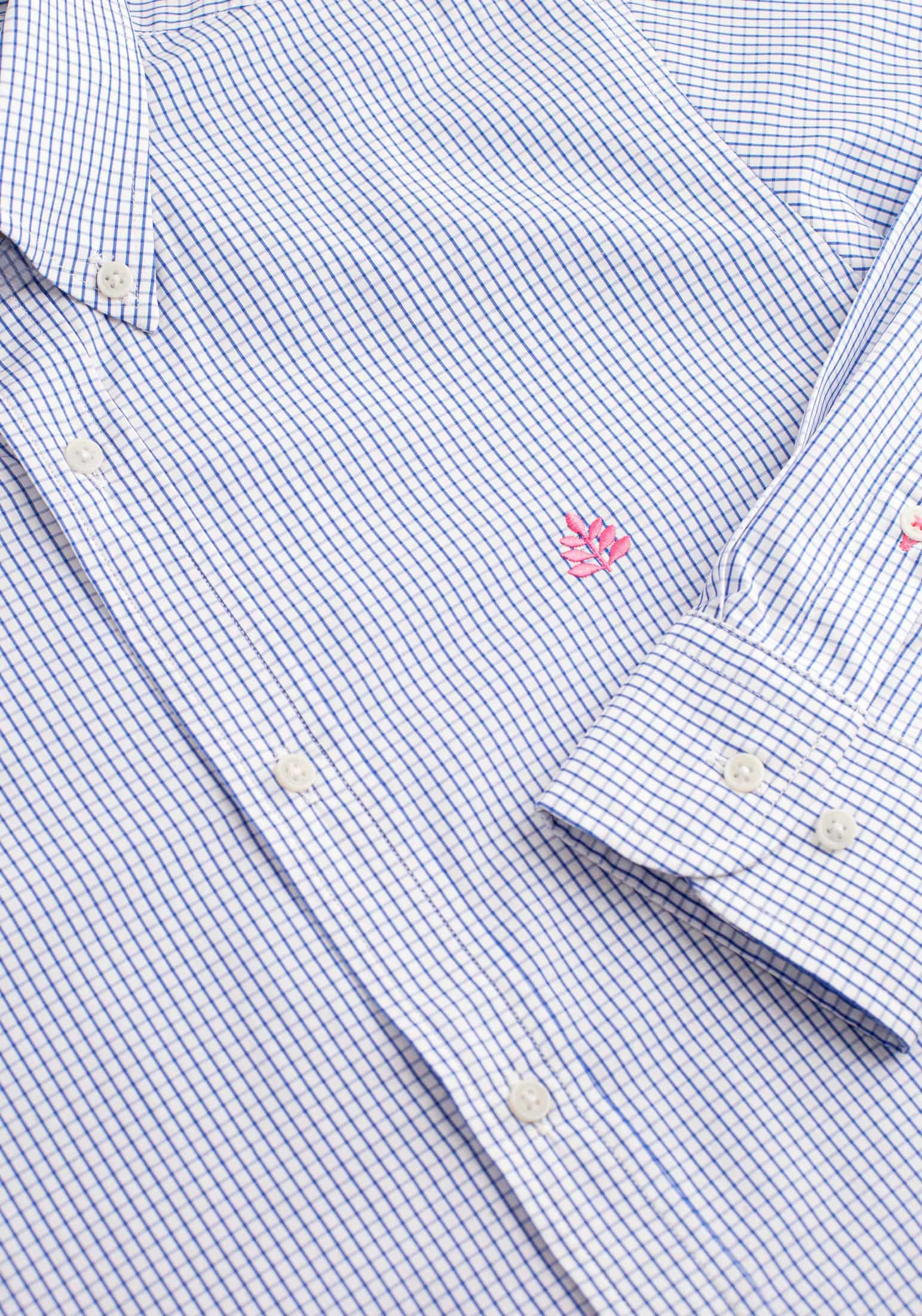 Camisa H CBD Cuadros L-Fuc Azul Med - miniatura 3