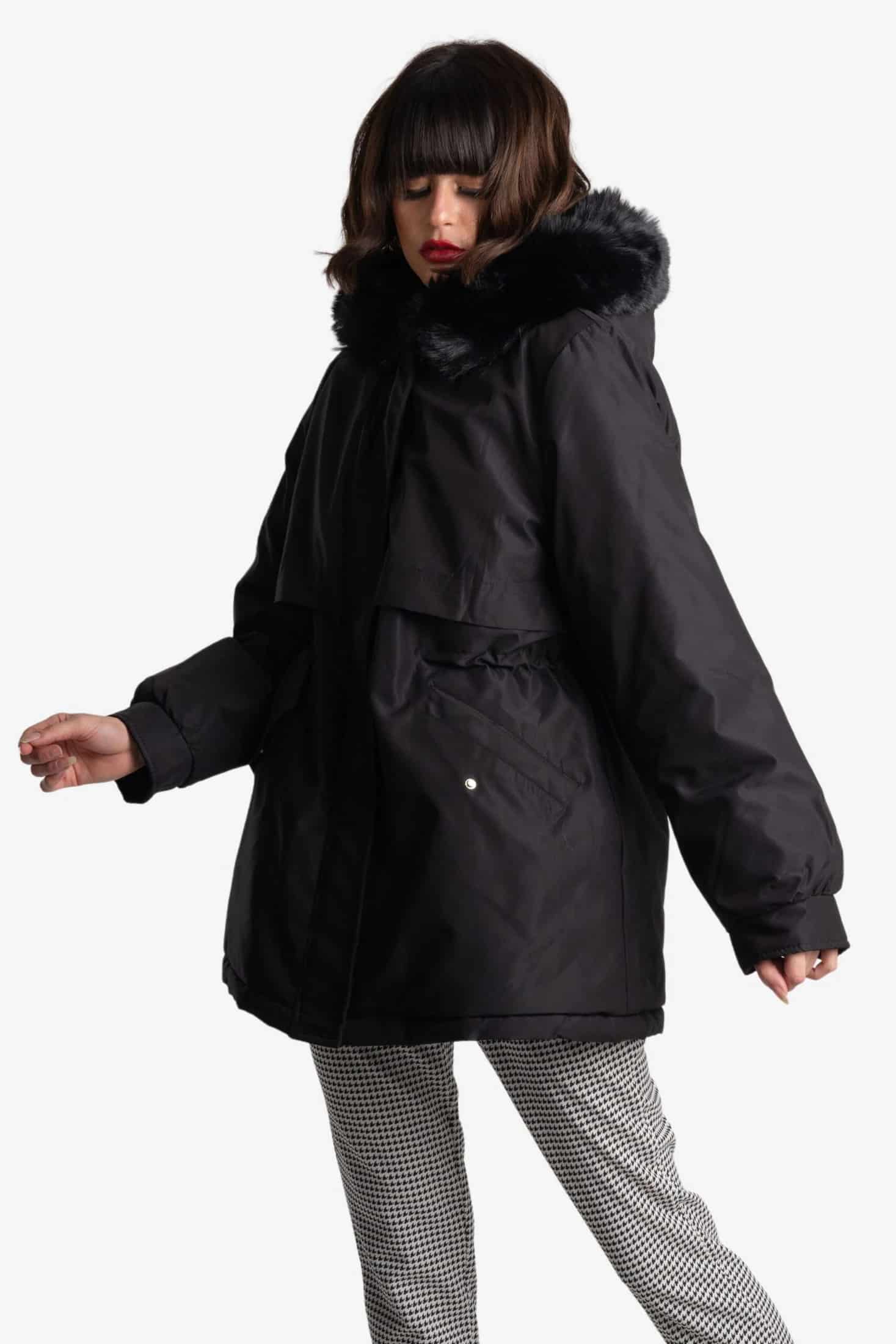 Chaqueta Parka Negra - miniatura 2