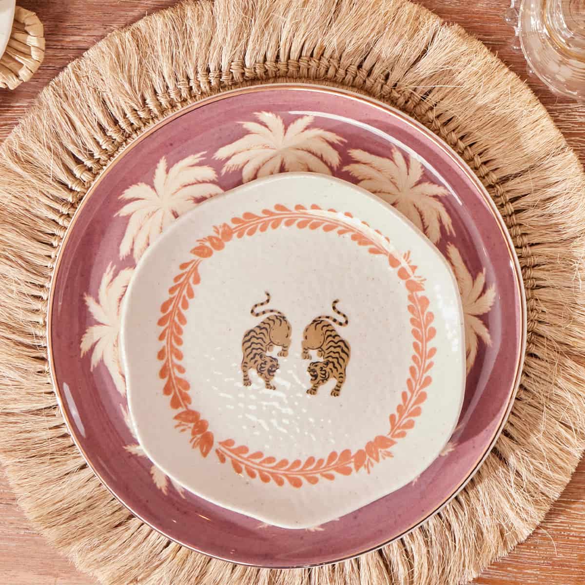 Plato Postre 19.8cm Tigres Corona x Malai - miniatura 3