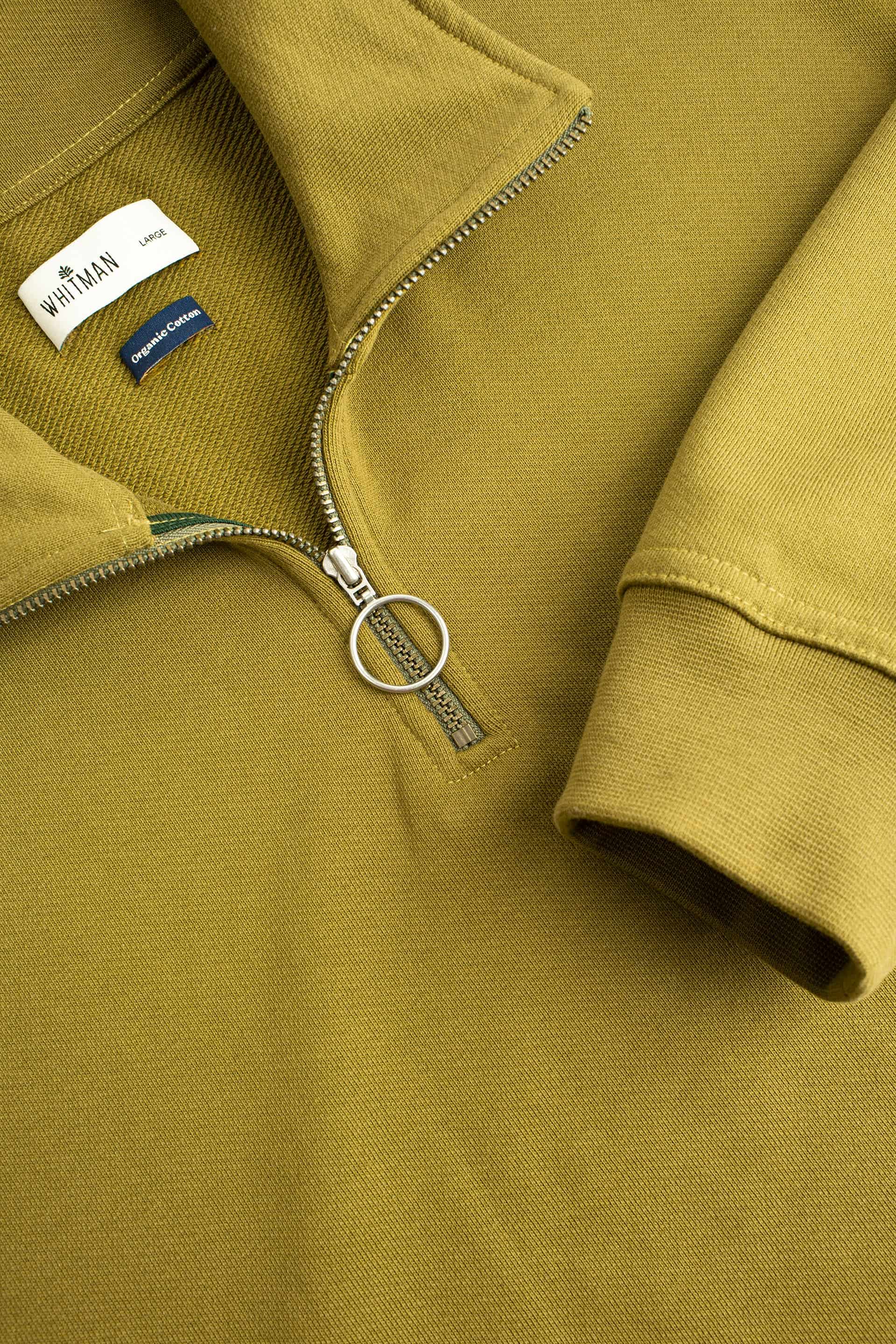 Buzo H Half Zip Oliver Verde Olive - miniatura 3