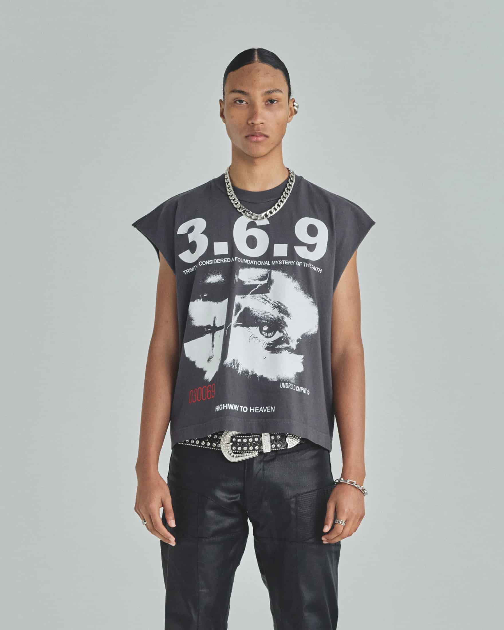 Spring Trinitas Sleeveless Tshirt Vintage Gray - miniatura 2