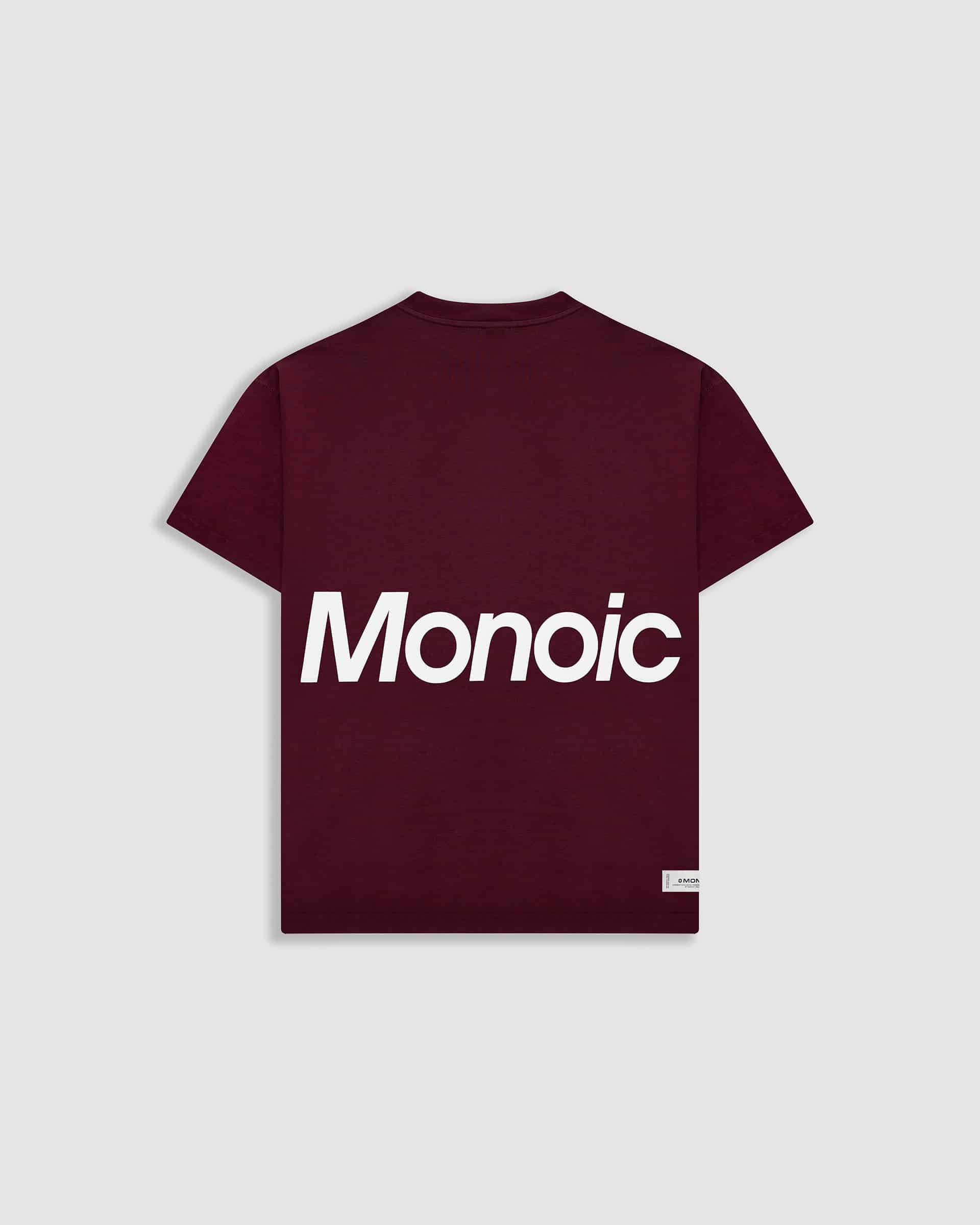 Camiseta Logo Oversized V3 - Burgundy - miniatura 1