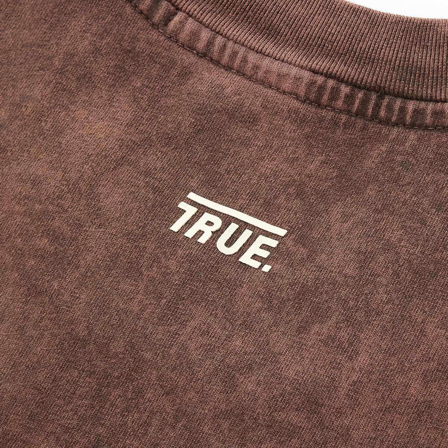 Oversized Washed T- Shirt - Brown - miniatura 4
