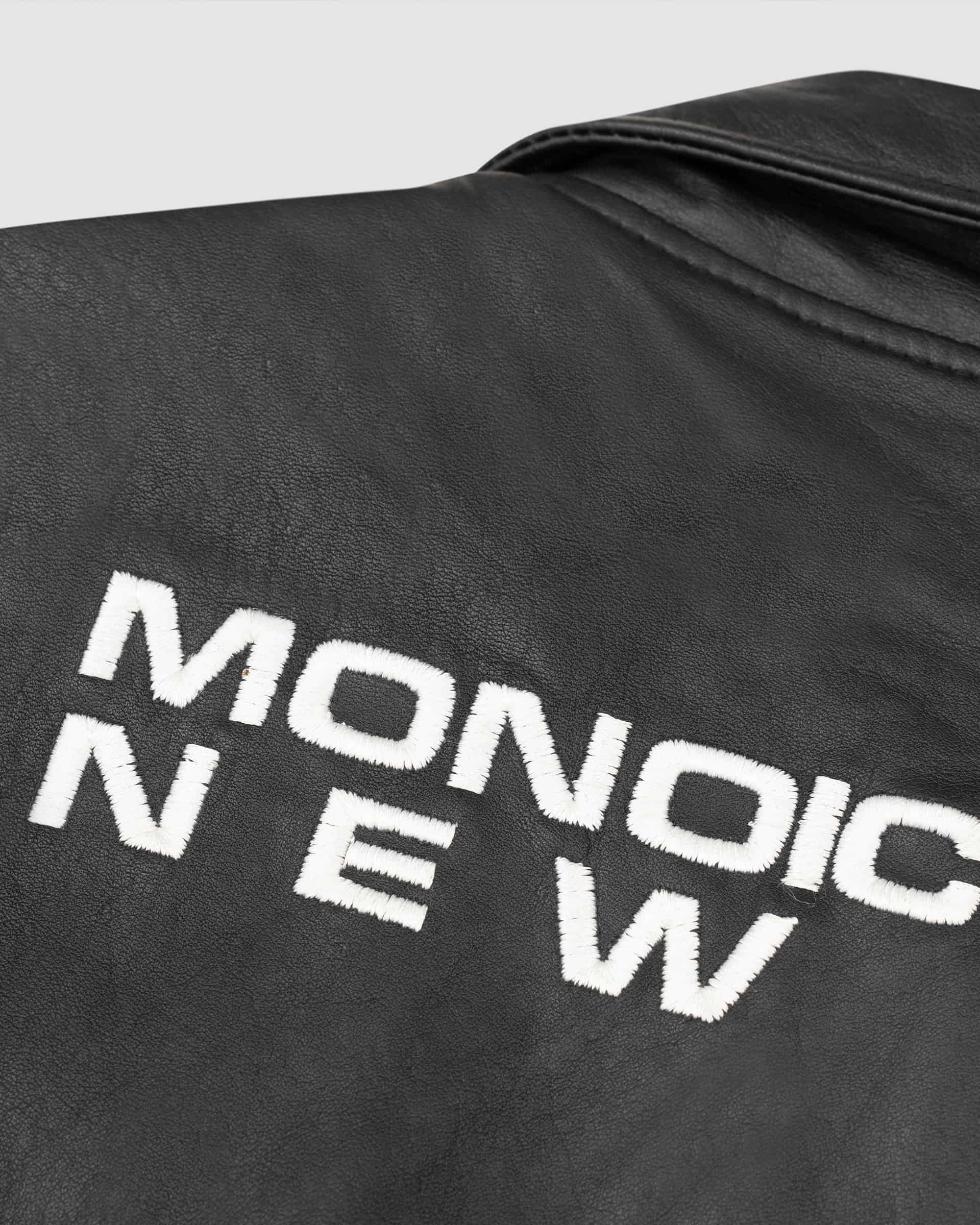 Edición Limitada | Chaqueta de Cuero Aviador - Negro - miniatura 3