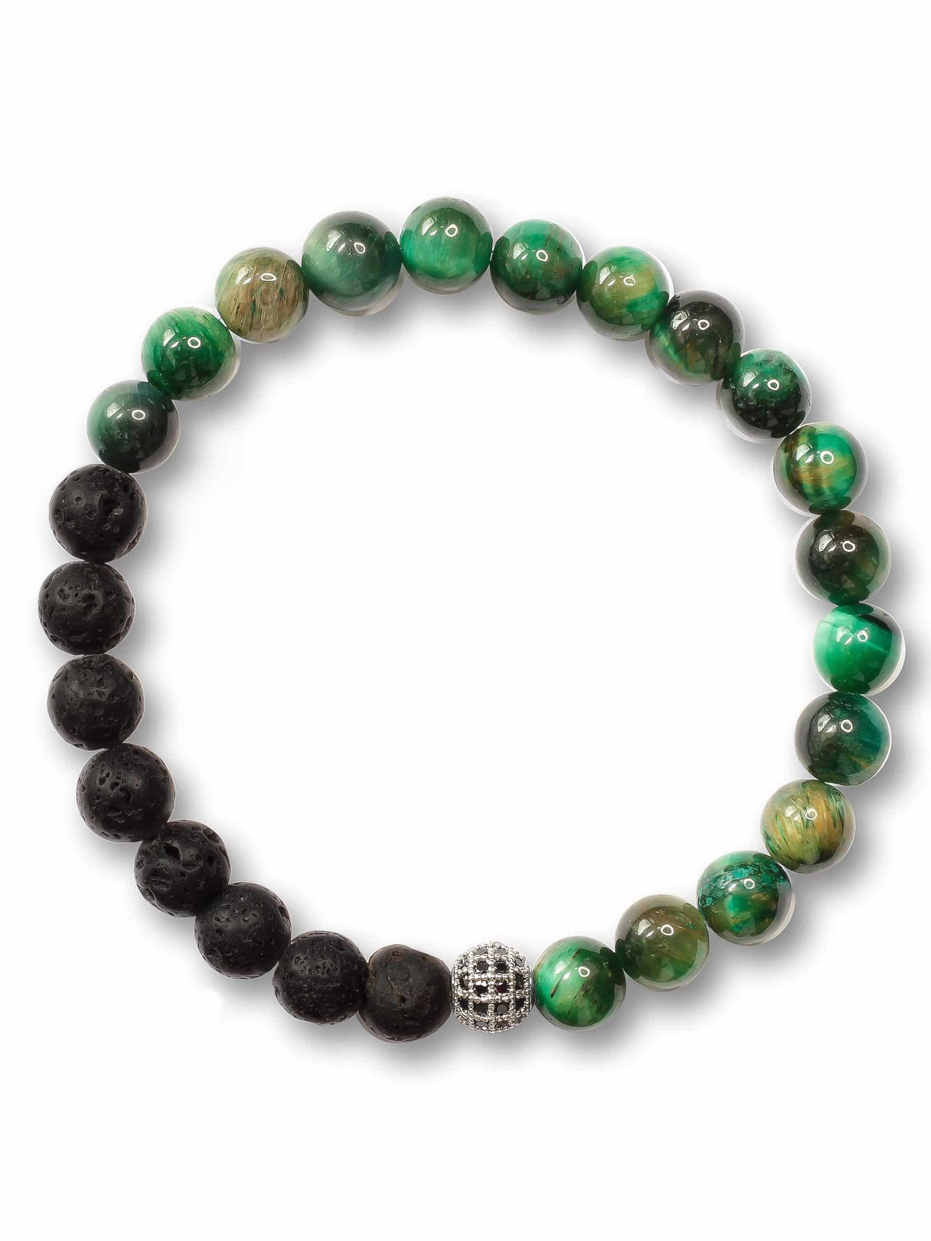 Brazalete Tigre Verde Volcán 6mm - miniatura 1