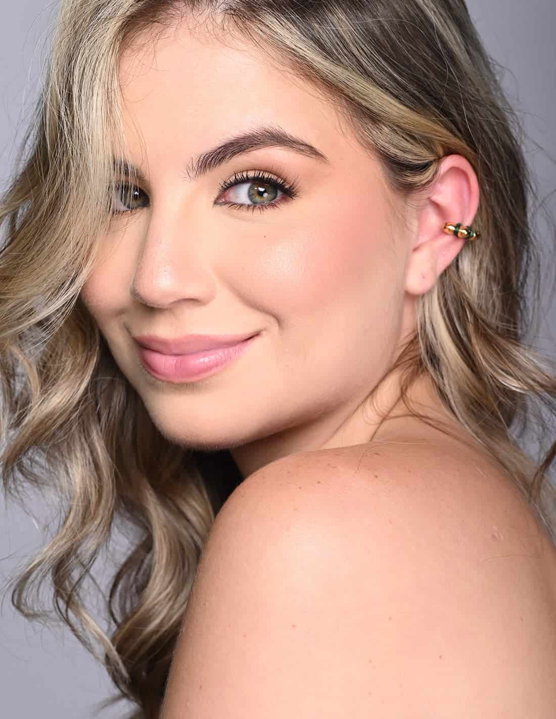 Ear Cuff Cloud Verde - miniatura 1
