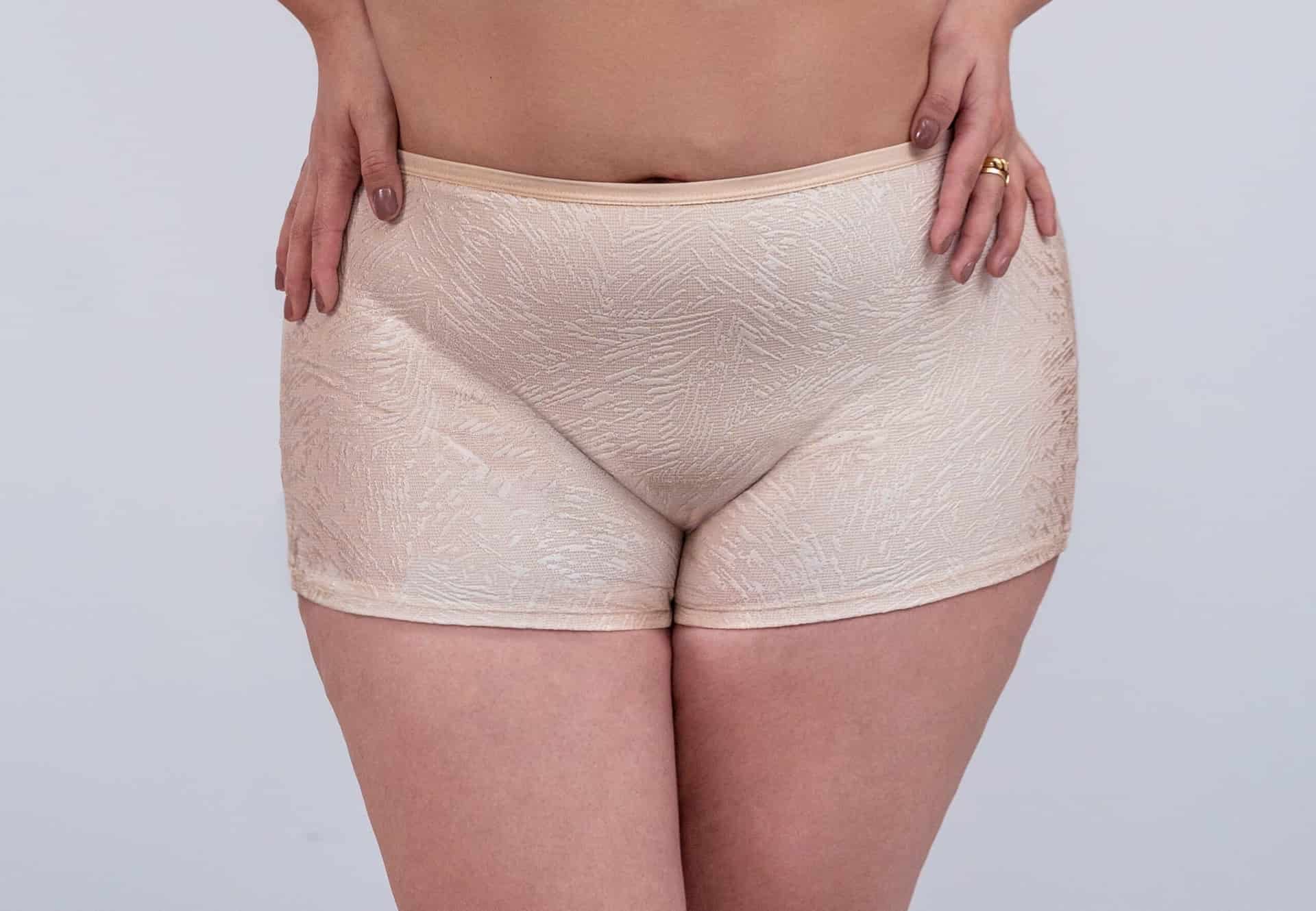 Panty Cachetero de Tiro Alto con Control de Abdomen en Lycra Jacquard - miniatura 3