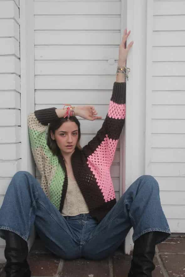 Mosaico Vital - Crocheted Cardigan (pre-order) - miniatura 14