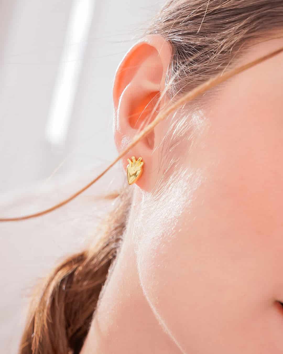 Aretes Corazón Anatómico - miniatura 3