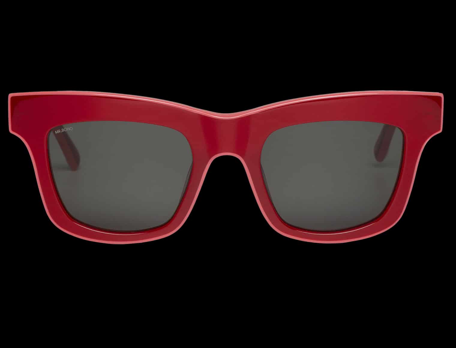 FLABELUS BY MR BOHO BOLD RED MONTAUK - WITH CLASSICAL LENSES - miniatura 1