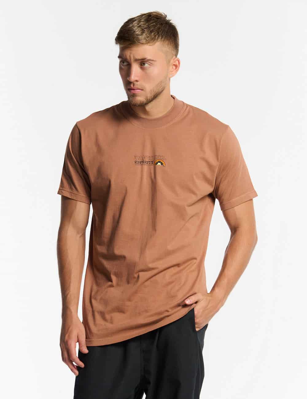 Camiseta regular fit Origen marron - miniatura 7