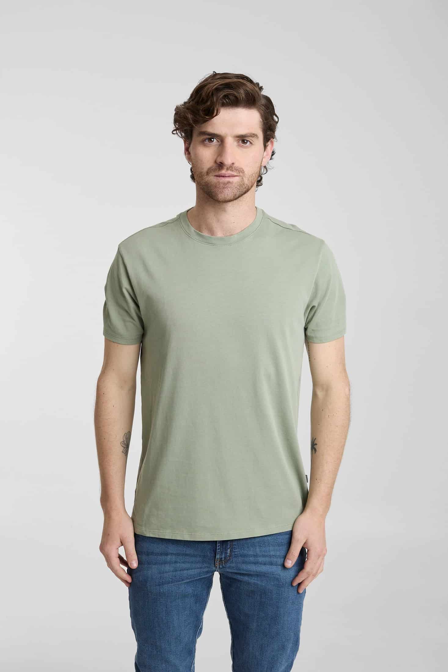 Camiseta básica verde - miniatura 1
