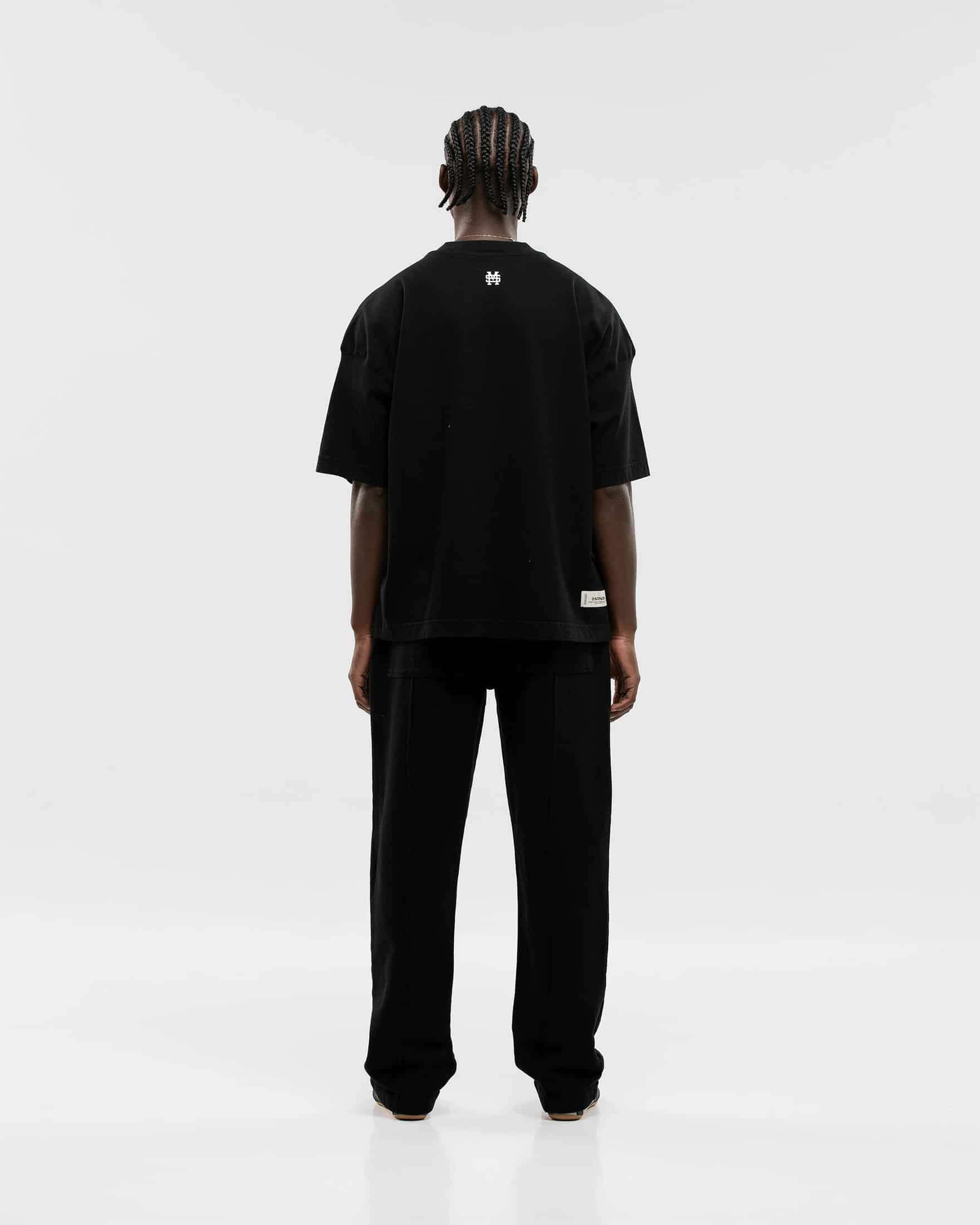 Camiseta Boxy Fit Básica V2 - Negro Oscuro - miniatura 8
