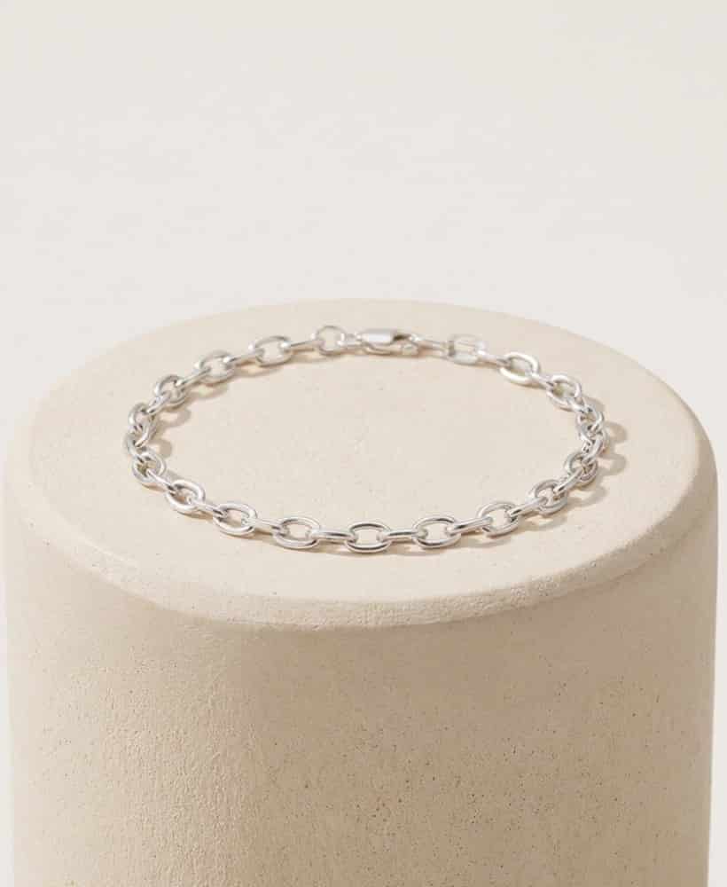 Pulsera en Plata Argollas ley 925 - miniatura 2