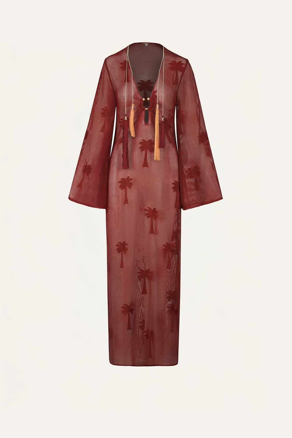 Palm Veil Tunic Dress - miniatura 1