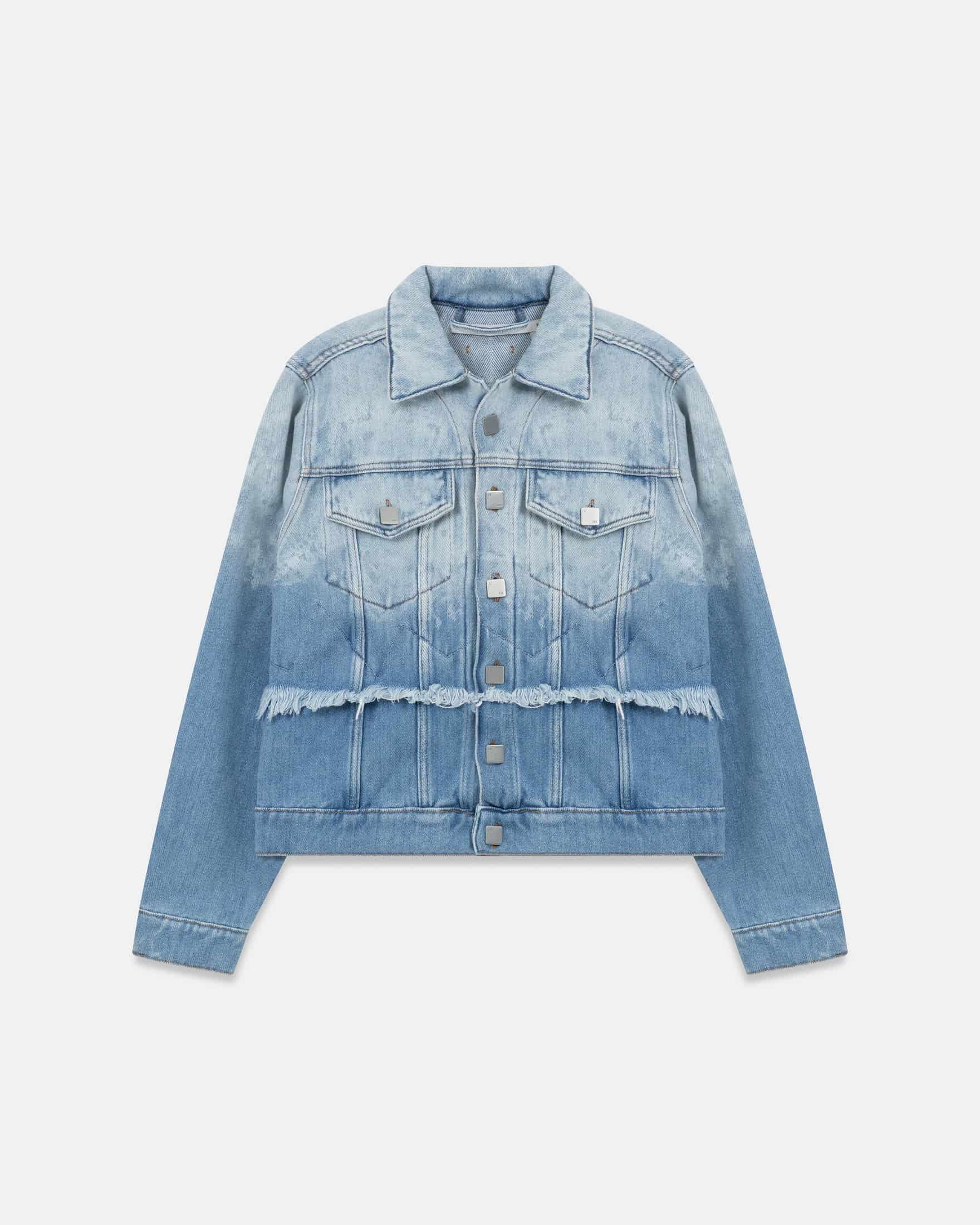 Holy State UNDRGLD Double Destroyed Jacket Blue - miniatura 3