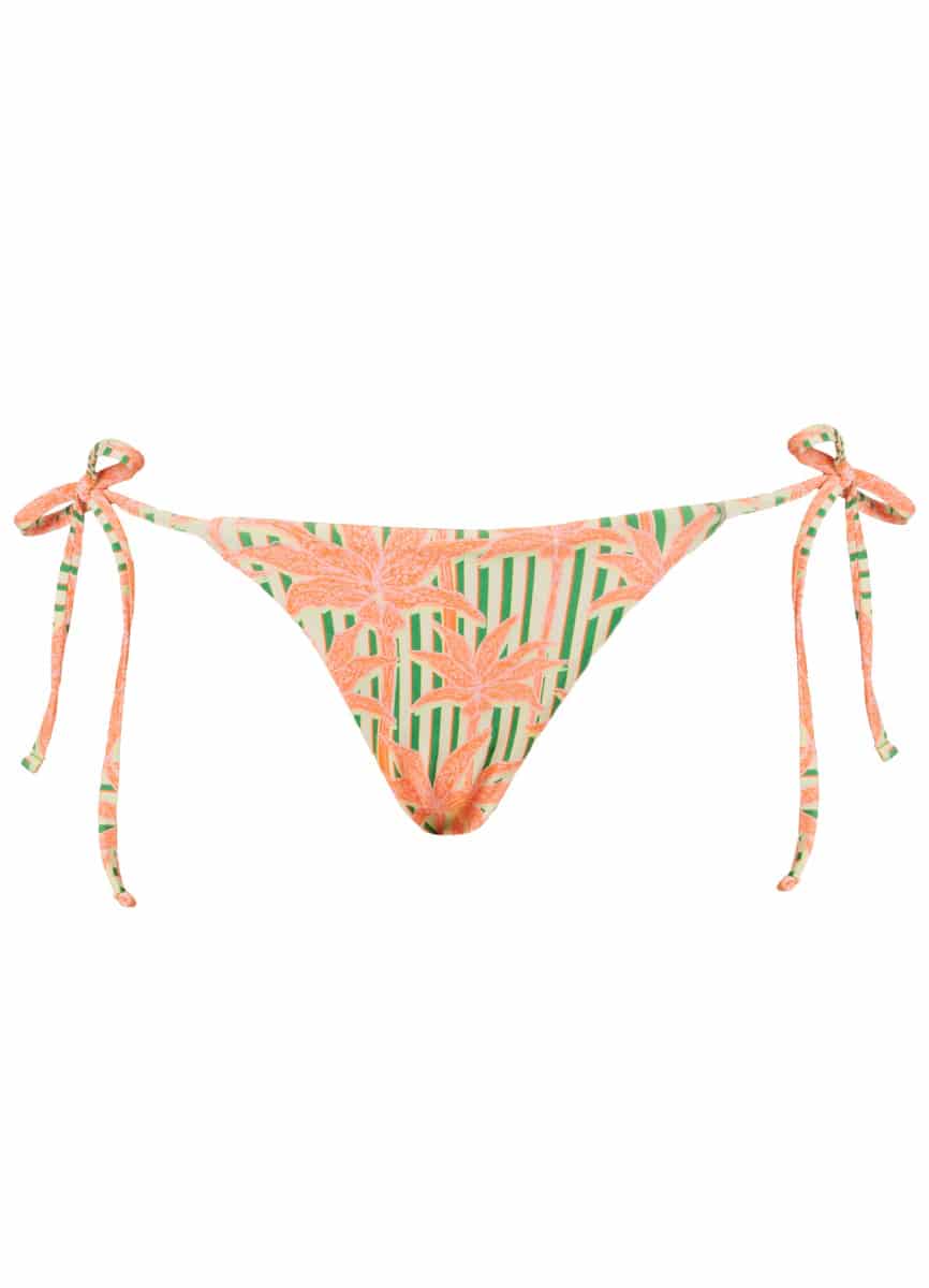 Maaji Blooming Stripes Sunning Low Rise Tie Side Bikini Bottom - miniatura 7