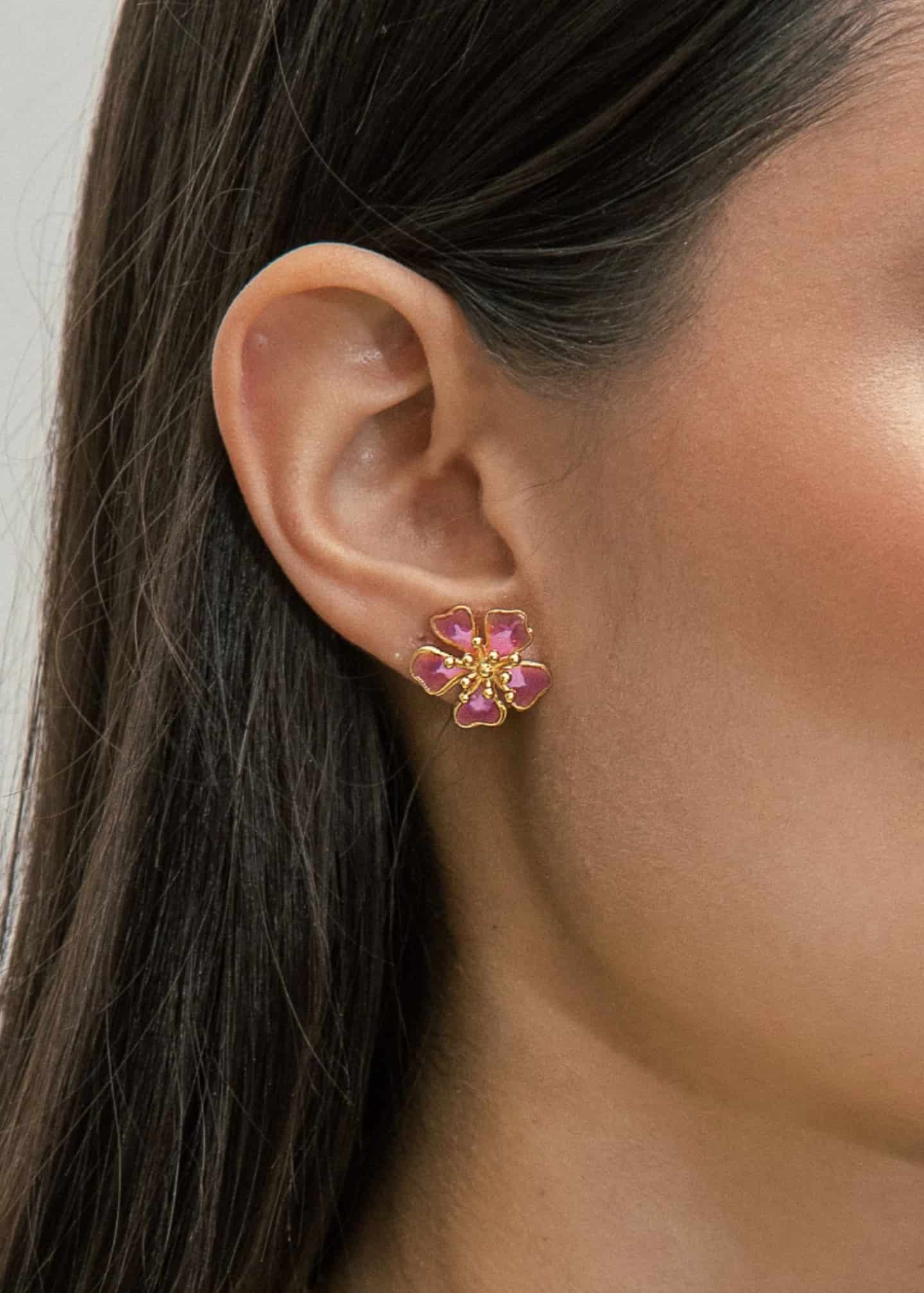 Aretes Aurora mini Ultravioleta - miniatura 2