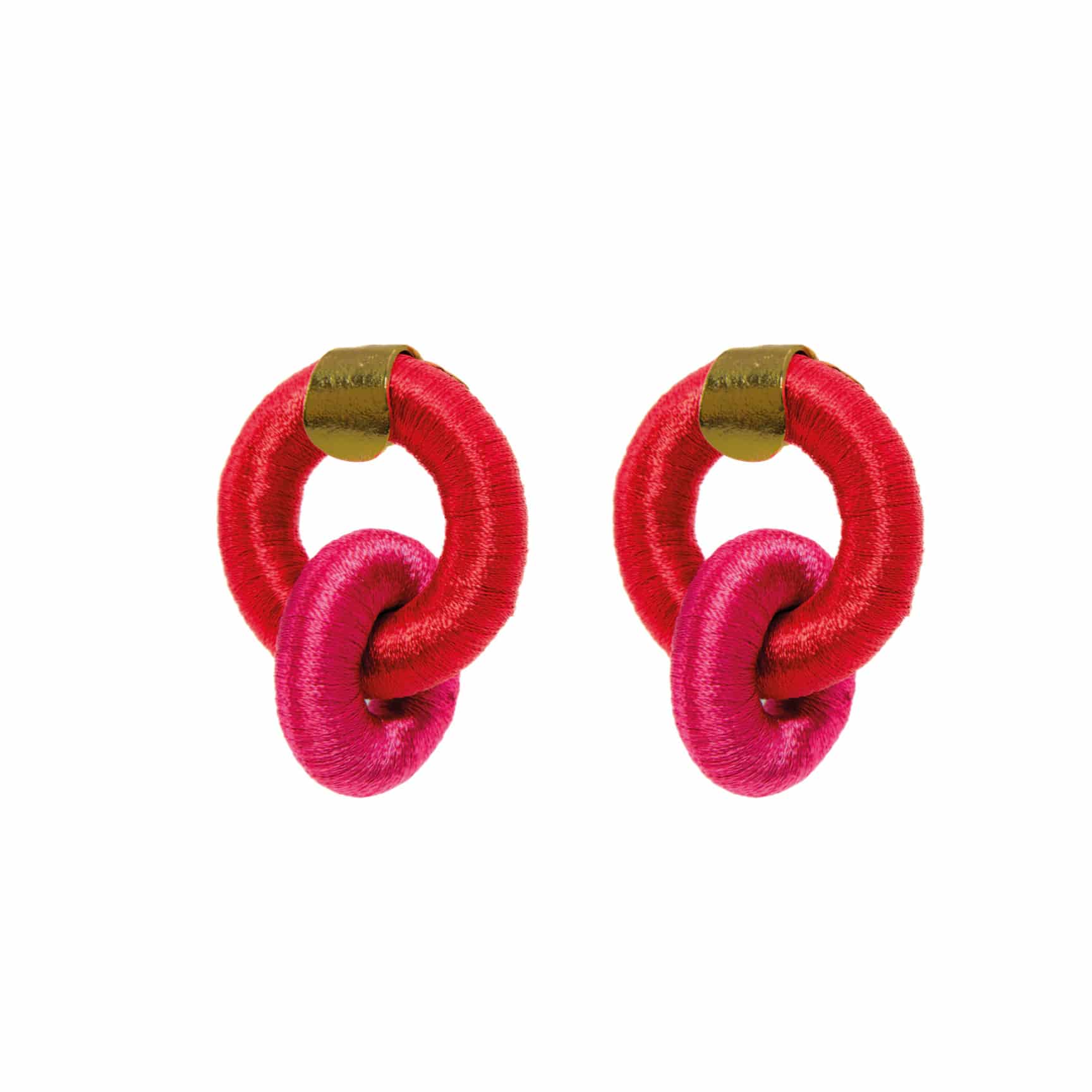 Double love-filled earring - miniatura 2