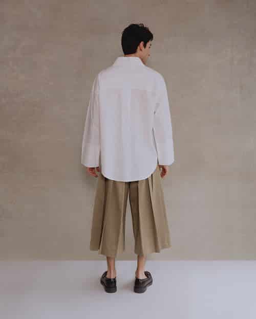 Asymmetric White Shirt - miniatura 4