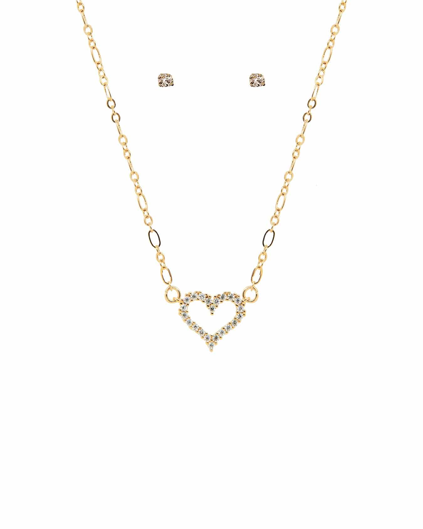 Collar Corazón Cristal - miniatura 1