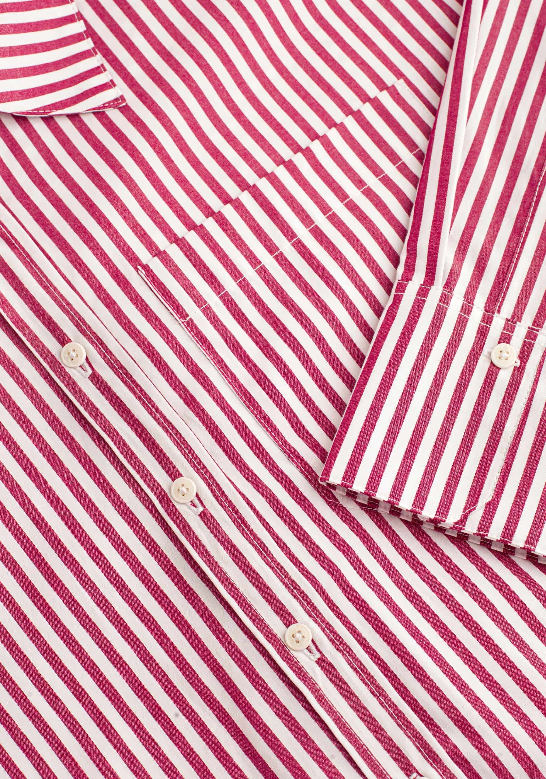 Camisa M Antonella Rayas Cereza - miniatura 3