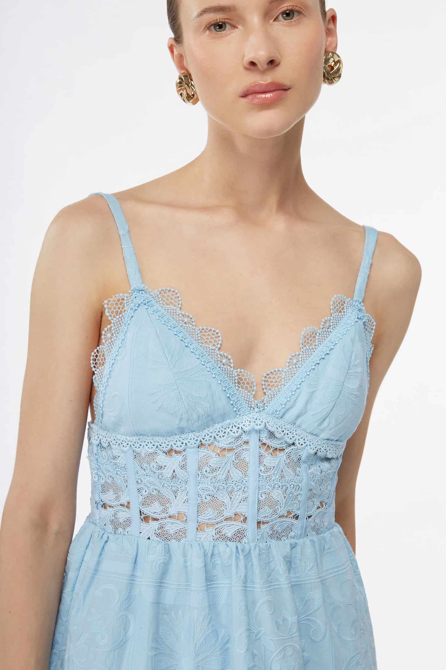 AMARELLE MINI DRESS BLUE - miniatura 5