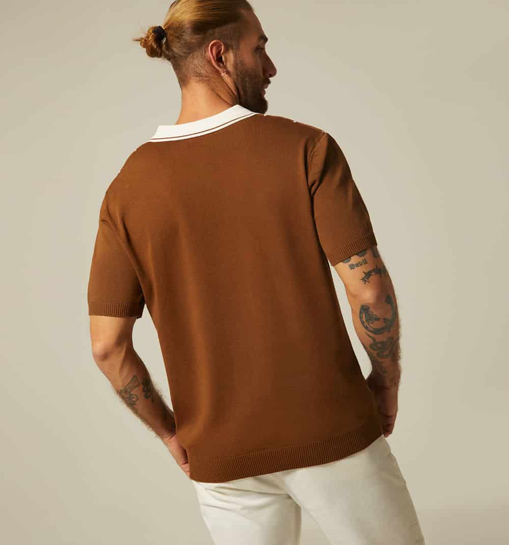 Polo tejida para hombre - miniatura 4