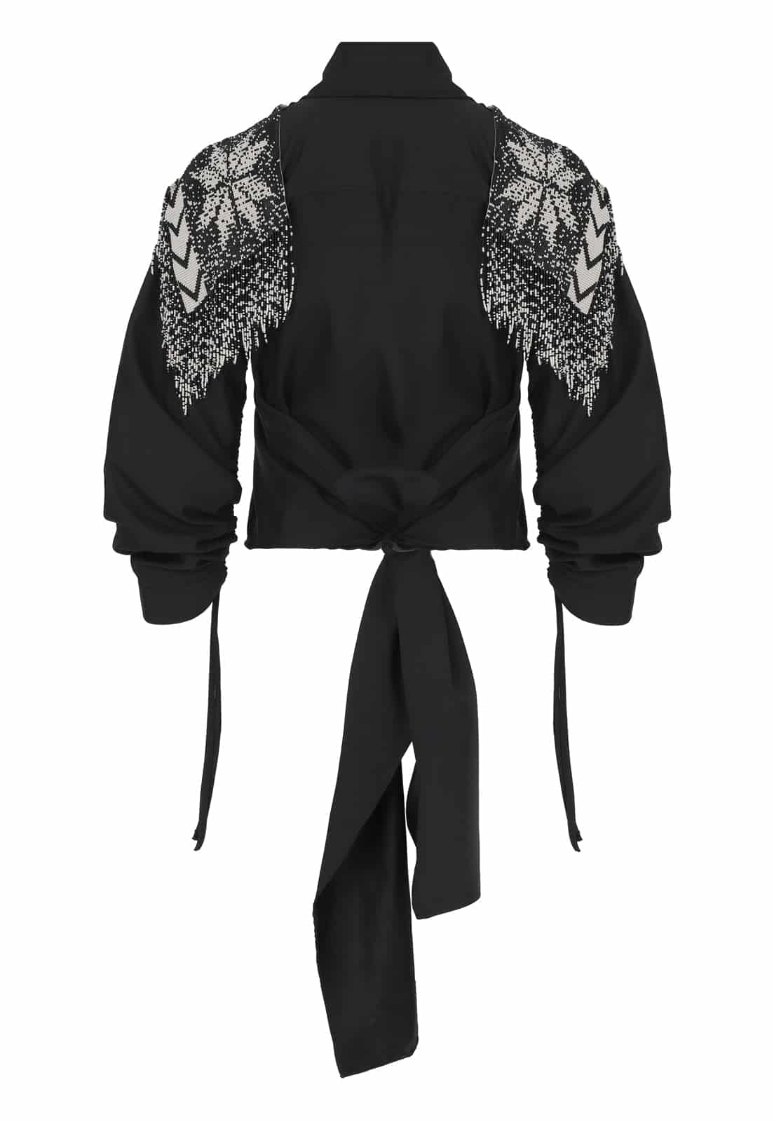 “CHAQUIRA” CROSSED JAPANESE BLOUSE - miniatura 3
