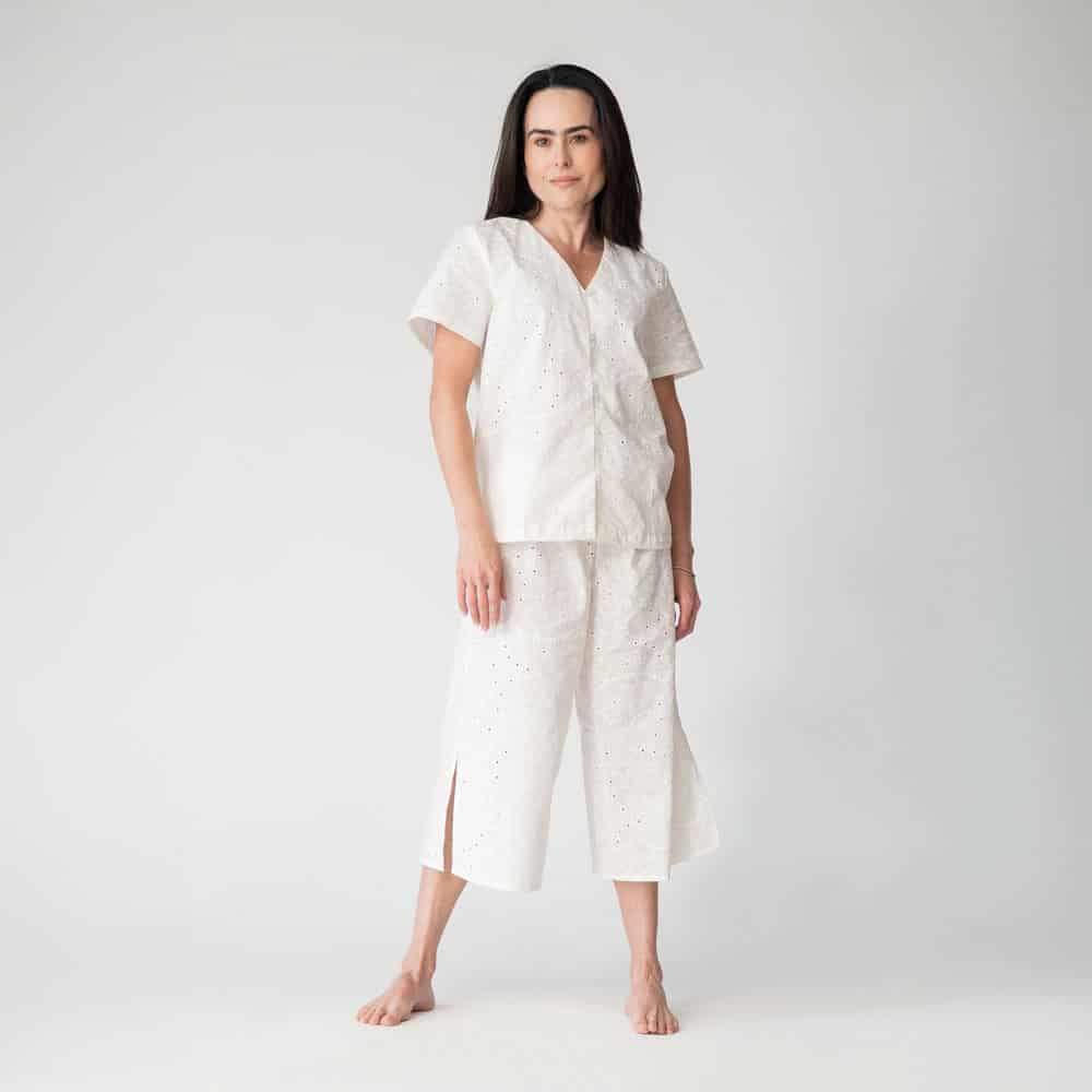Conjunto de Pijama Capri en Ojalillo - miniatura 1