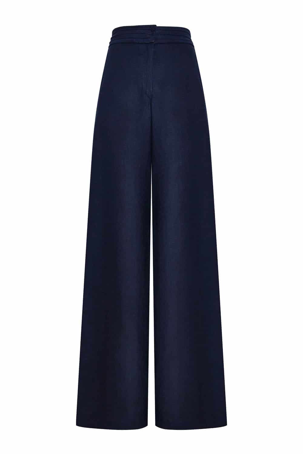 Pantalón burgos bordado azul - miniatura 1