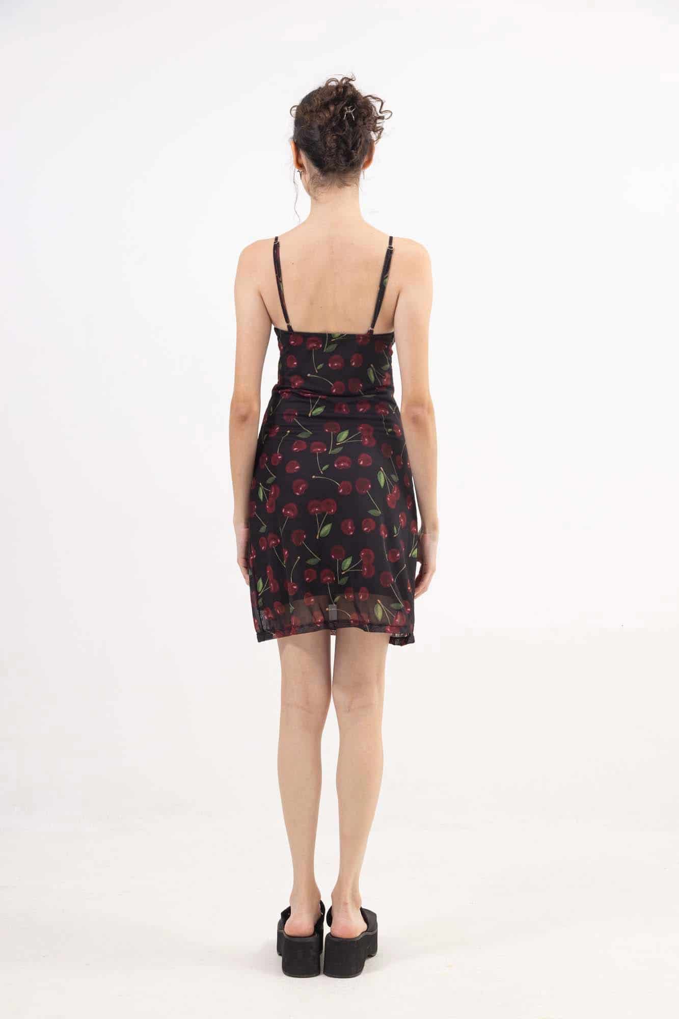CHERRY MESH DRESS - miniatura 11