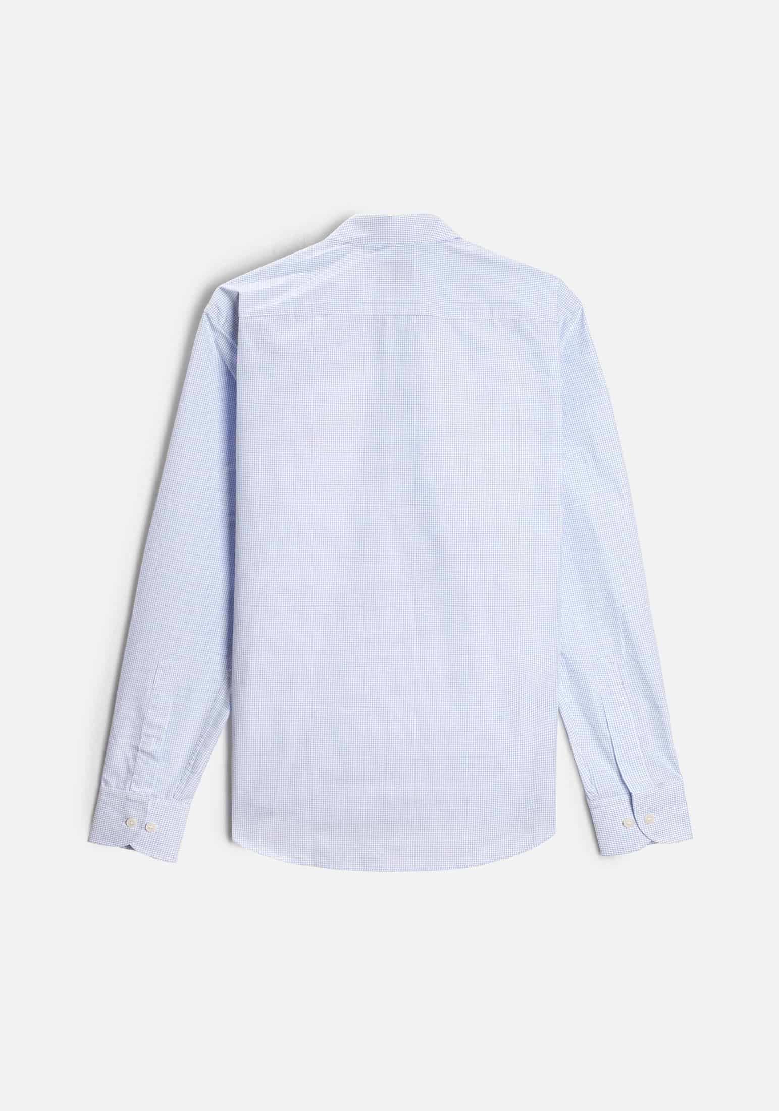 Camisa H CBD Cuadros Peq. L-Fuc Azul Claro - miniatura 4