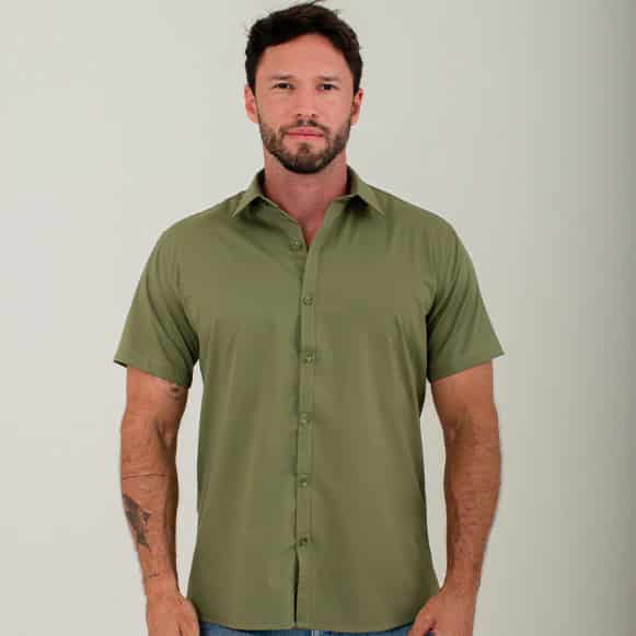 CAMISA MC 100% ALGODON HOMBRE - miniatura 3