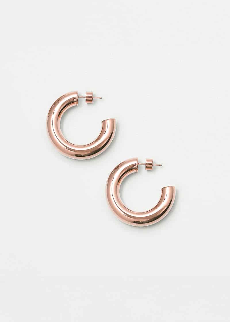 Combo MENIK HOOPS + EXTRA CHUNKY EARCUFF - miniatura 4