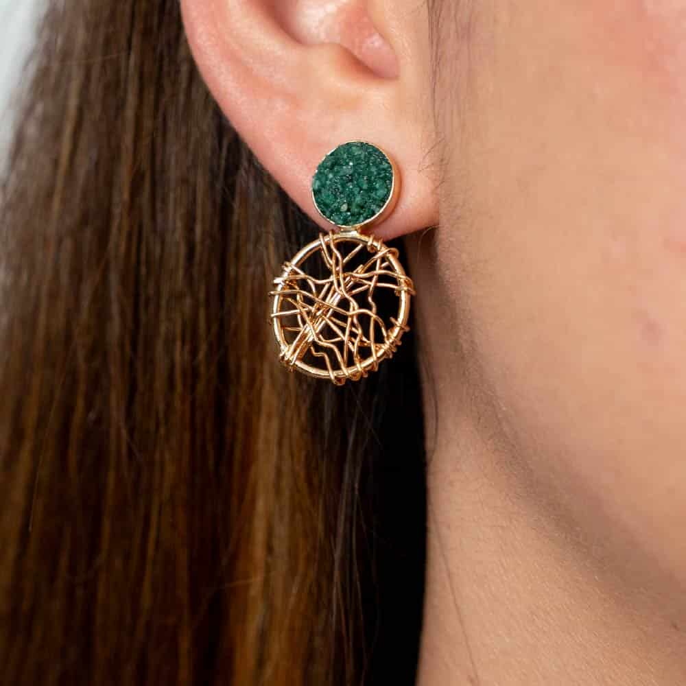 Aretes Tejido Interior - miniatura 2