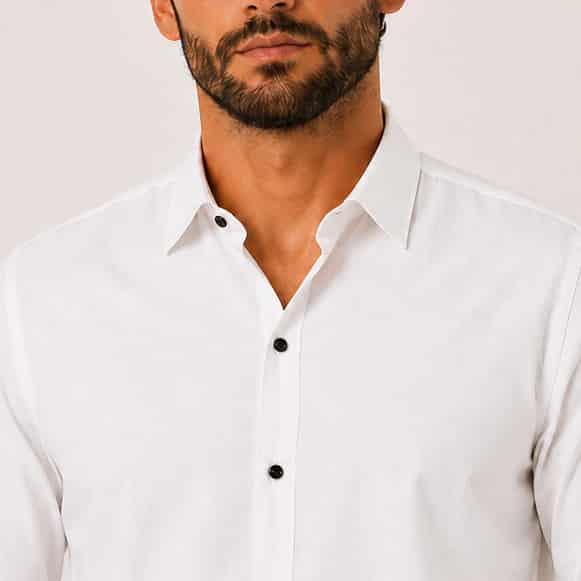 CAMISA ML 100% ALGODON HOMBRE - miniatura 3