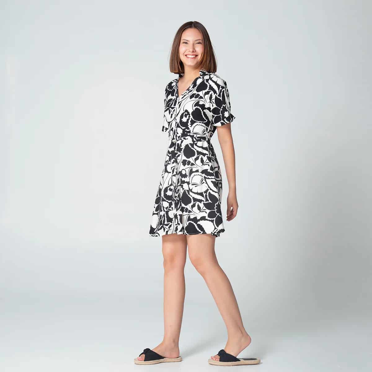 Vestido Corto Estampado Kony - miniatura 1