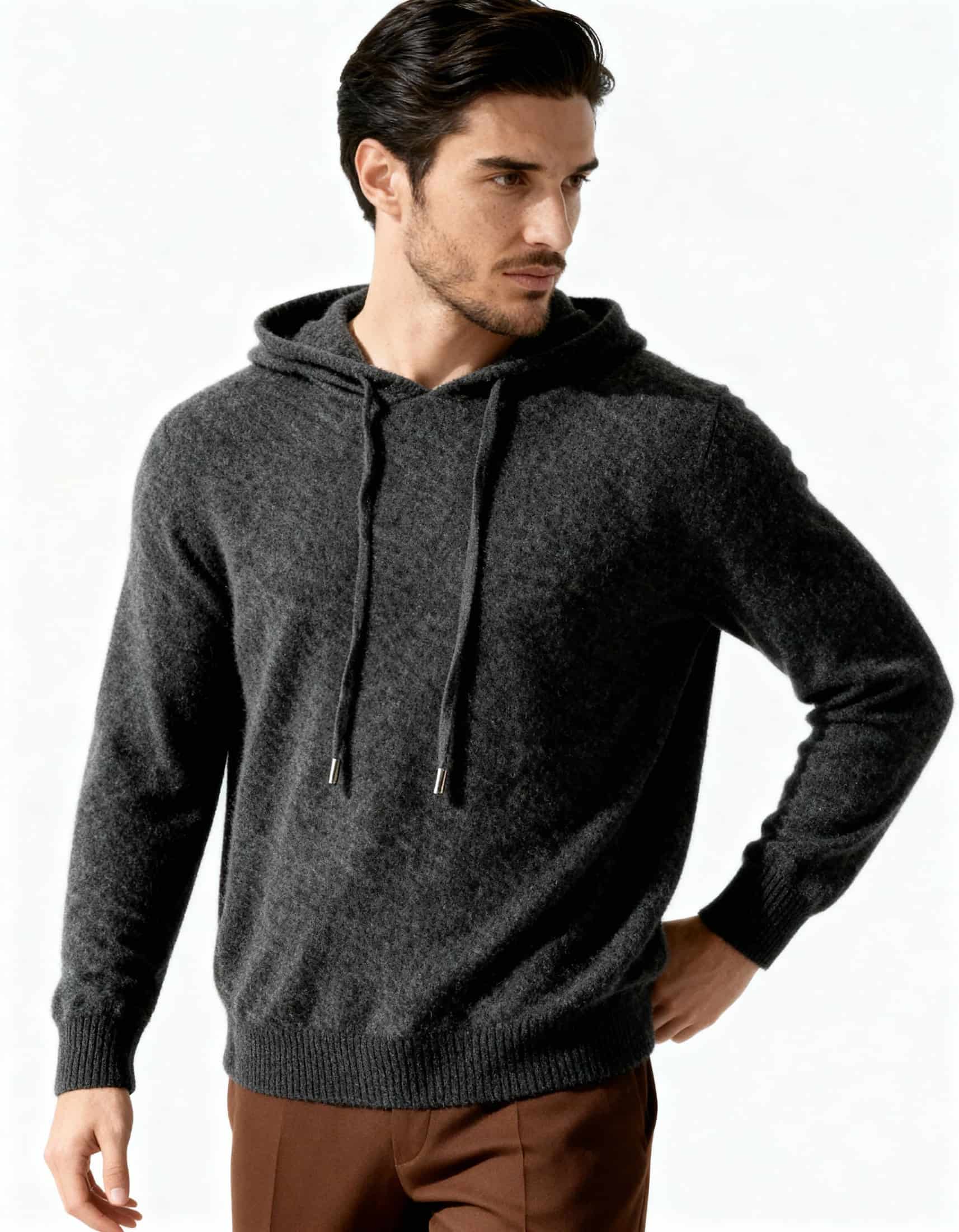 100% Cashmere Hoodie - miniatura 2