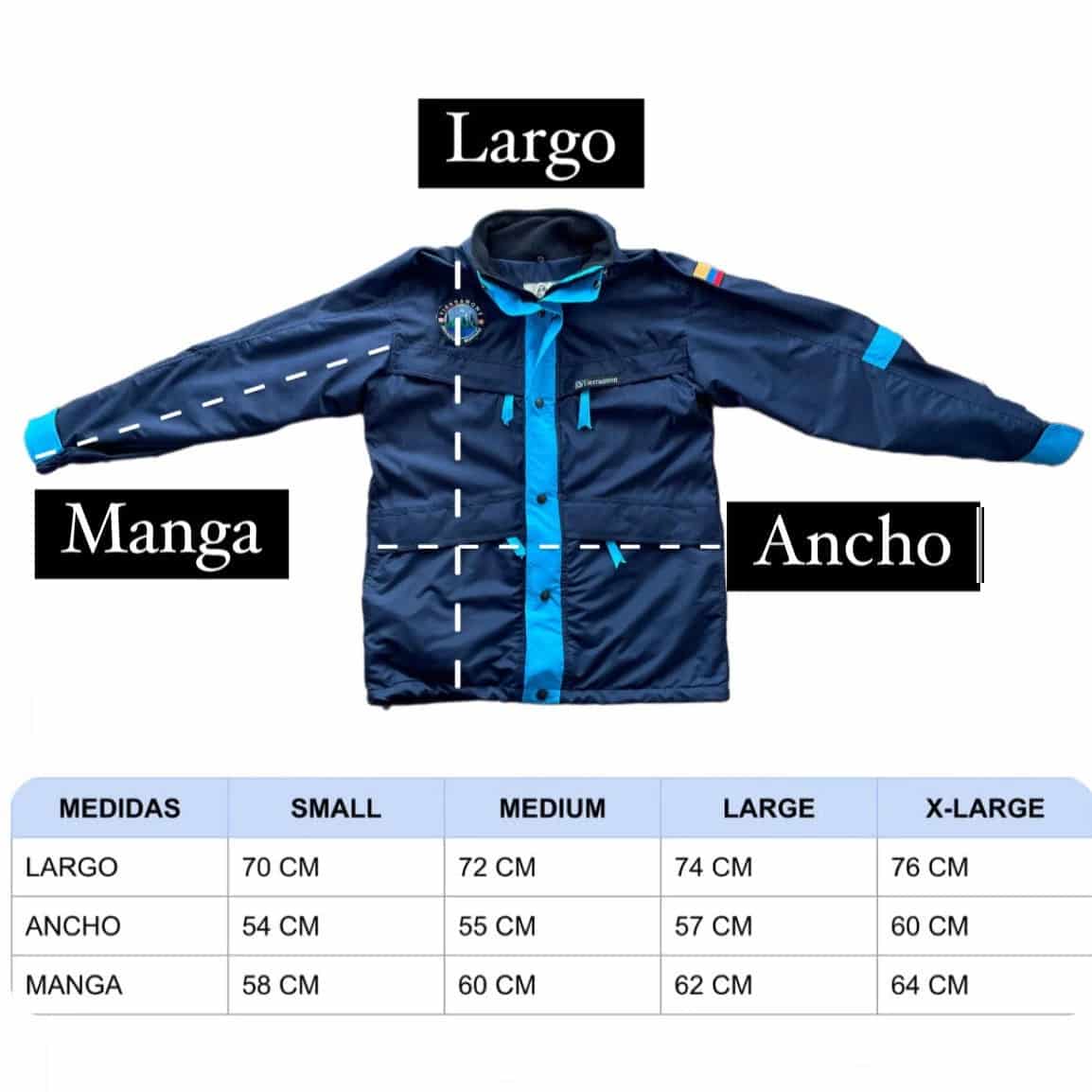 Chaqueta Explorador Azul Térmica - miniatura 5