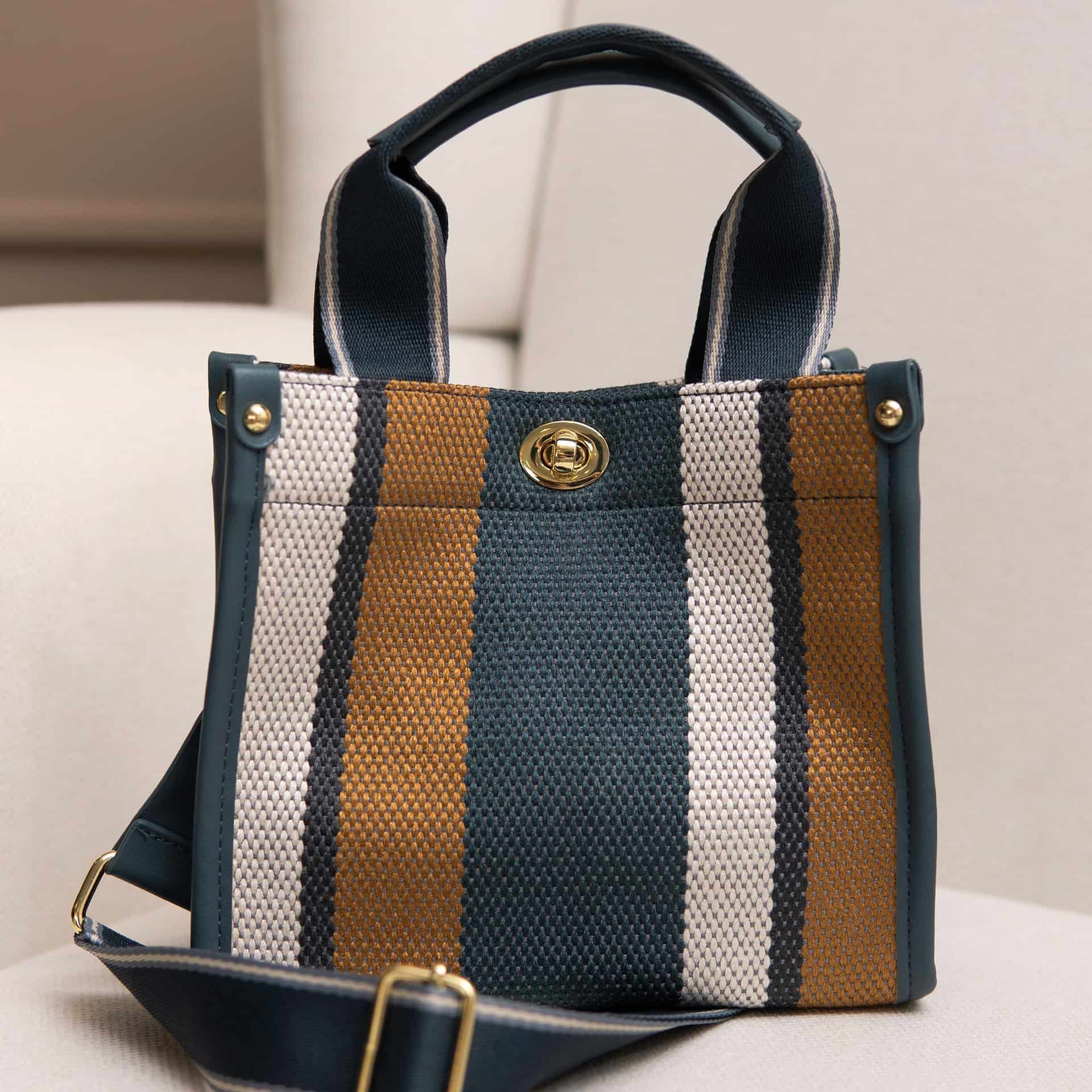 Bolso Canvas Rayas - miniatura 3