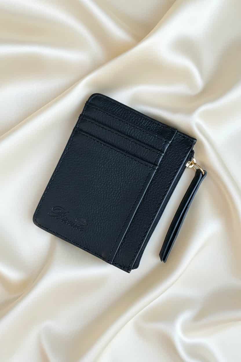 Card holder  cuero puro negro  bésame - miniatura 1