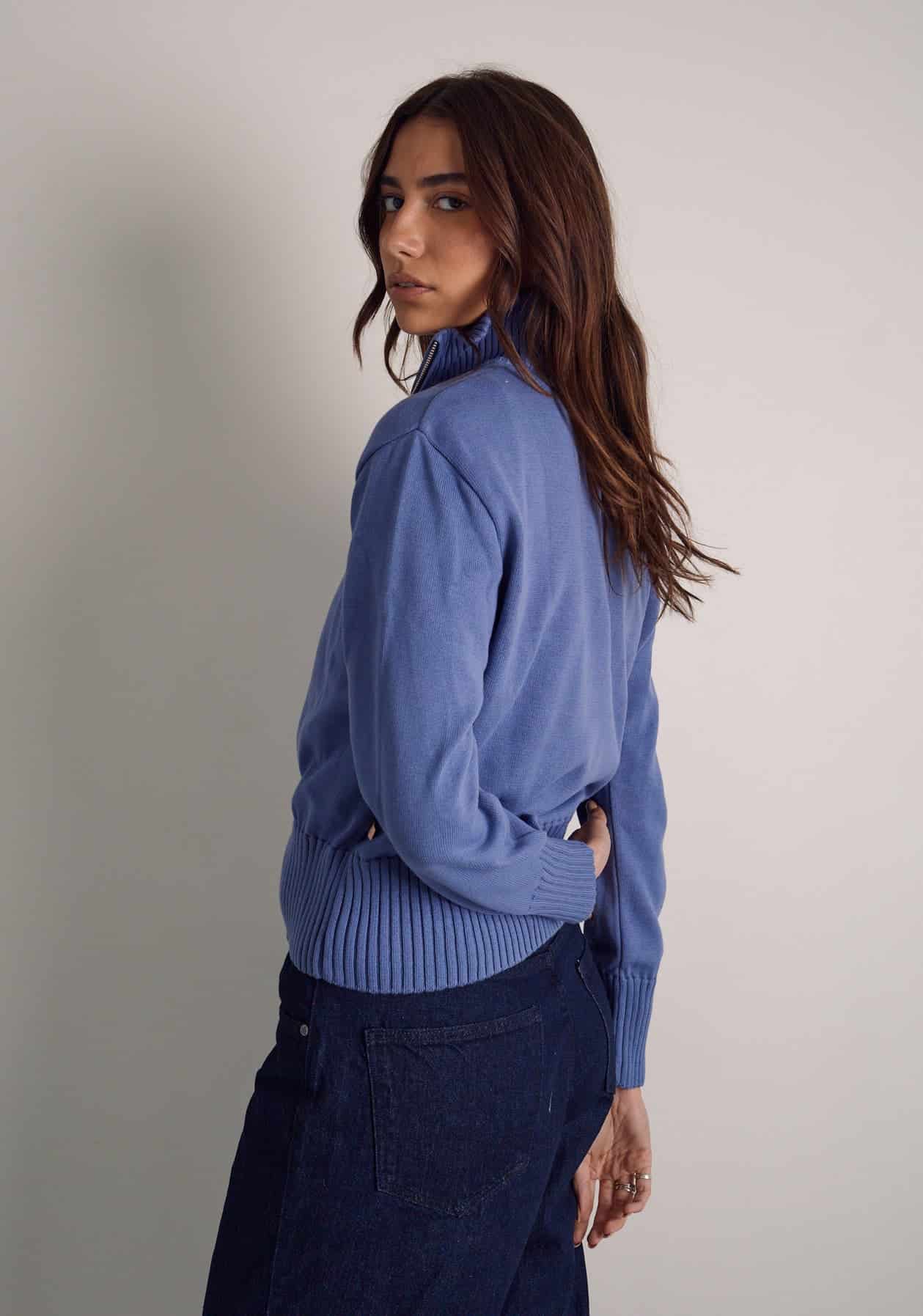 Saco M Nashville Half Zip Azul Medio - miniatura 4