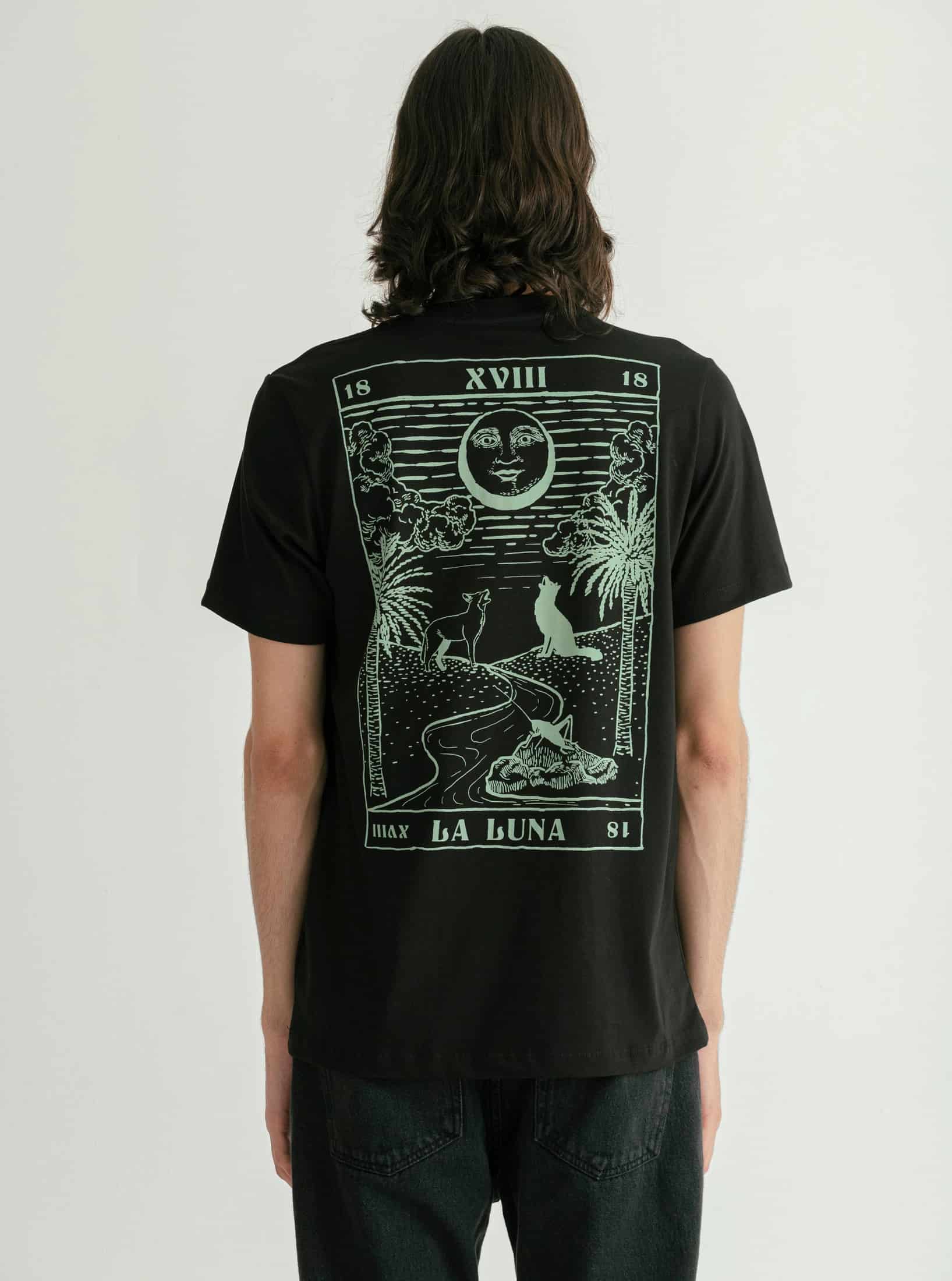 CAMISETA TAROT LUNA HOMBRE - miniatura 5
