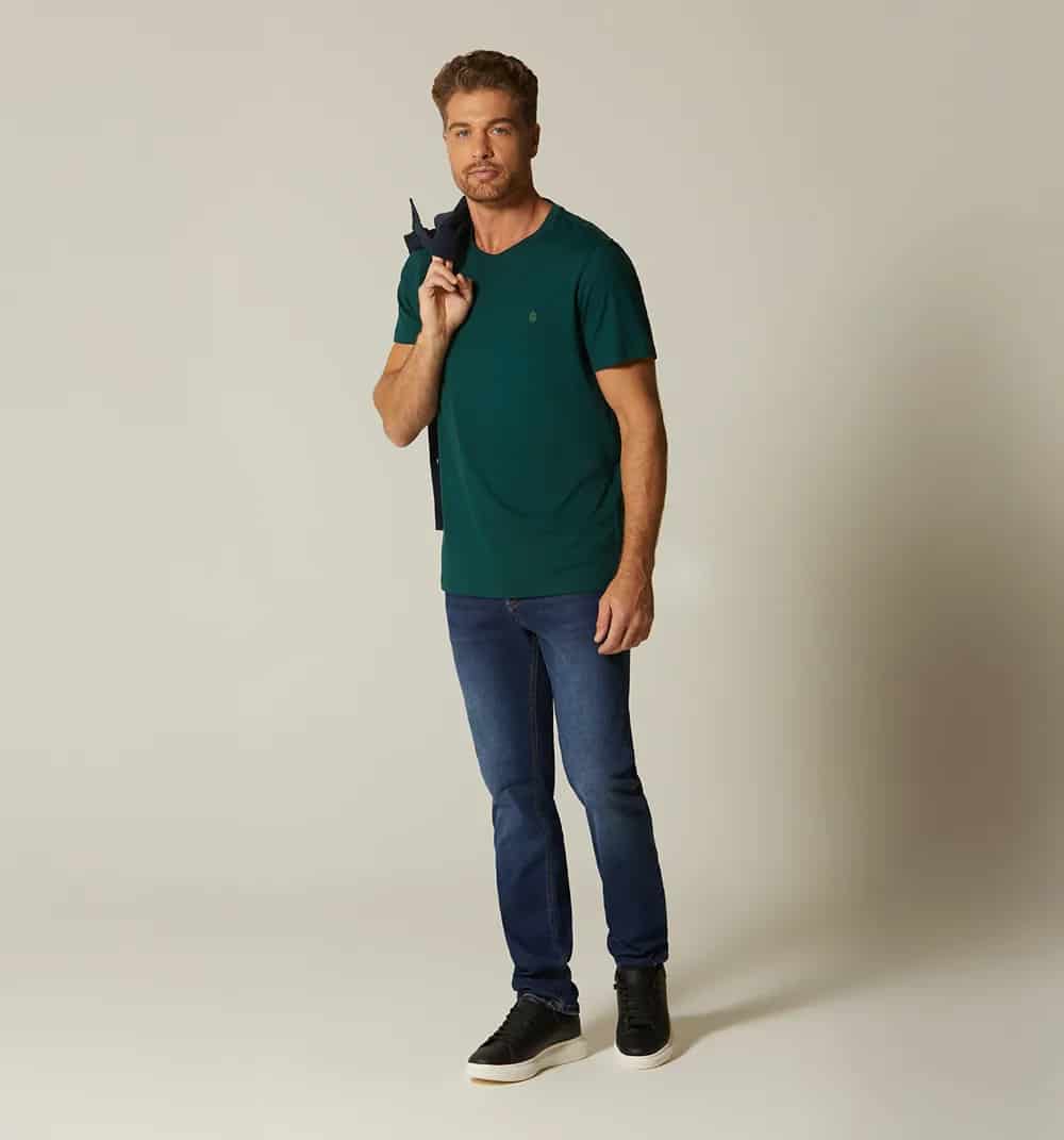 Camiseta básica para hombre - miniatura 2