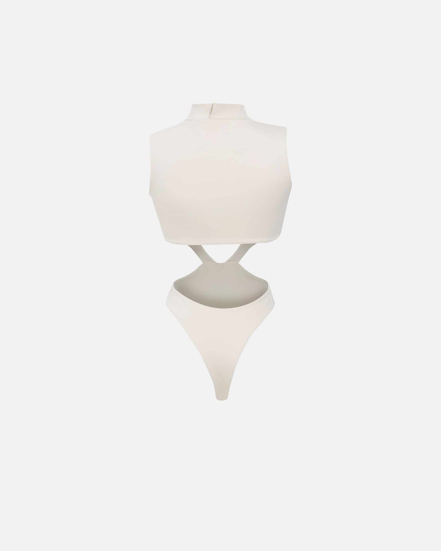 Basics Underboob Bodysuit Cream - miniatura 3